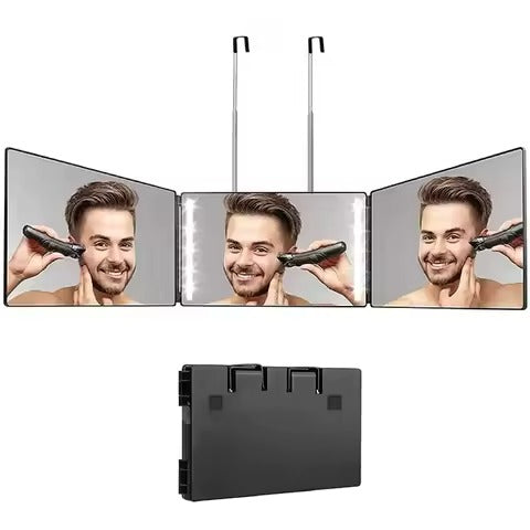 Espejo Trifold LED 360